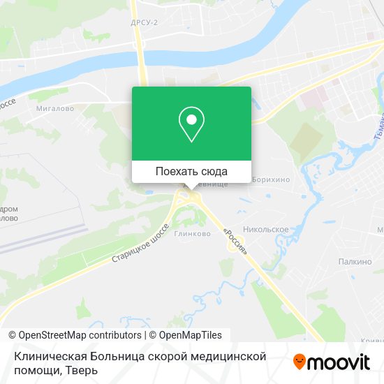 Карта Клиническая Больница скорой медицинской помощи