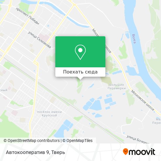 Карта Автокооператив 9