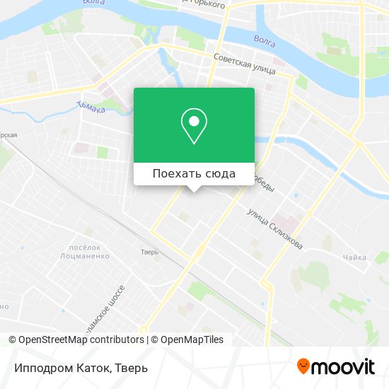 Карта Ипподром Каток