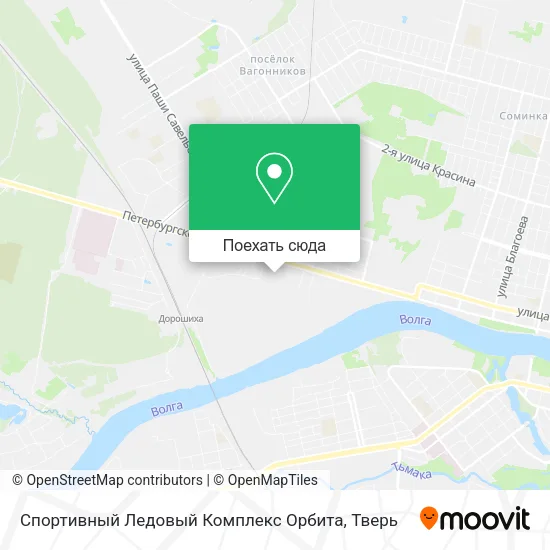 Карта Спортивный Ледовый Комплекс  Орбита