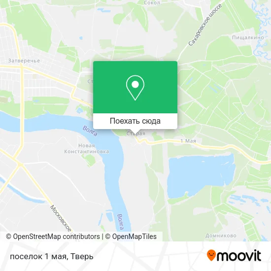 Карта поселок 1 мая