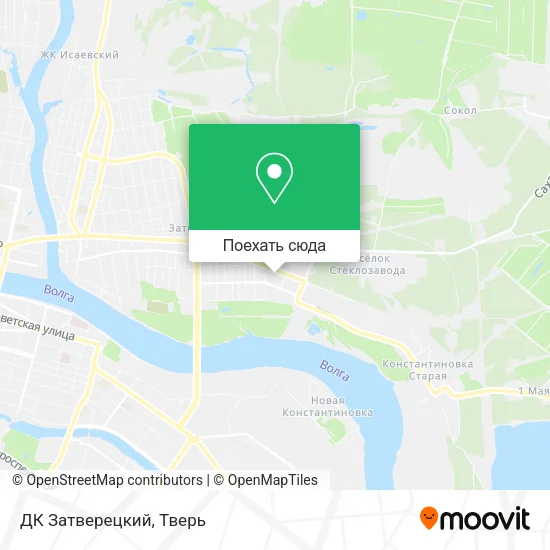 Карта ДК Затверецкий