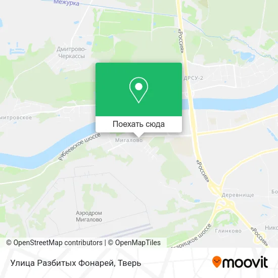 Карта Улица Разбитых Фонарей