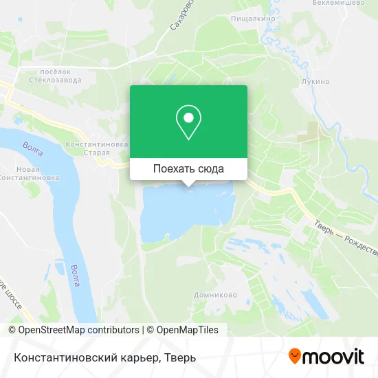 Карта Константиновский карьер