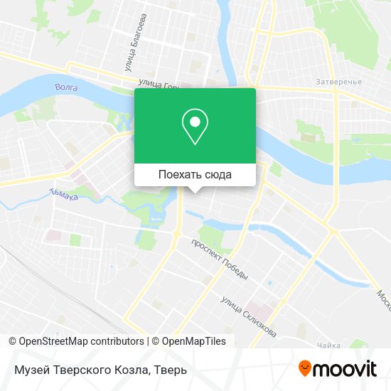 Карта Музей Тверского Козла