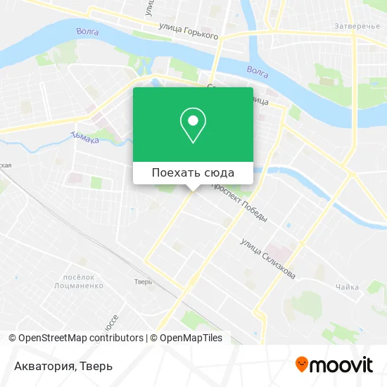 Карта Акватория