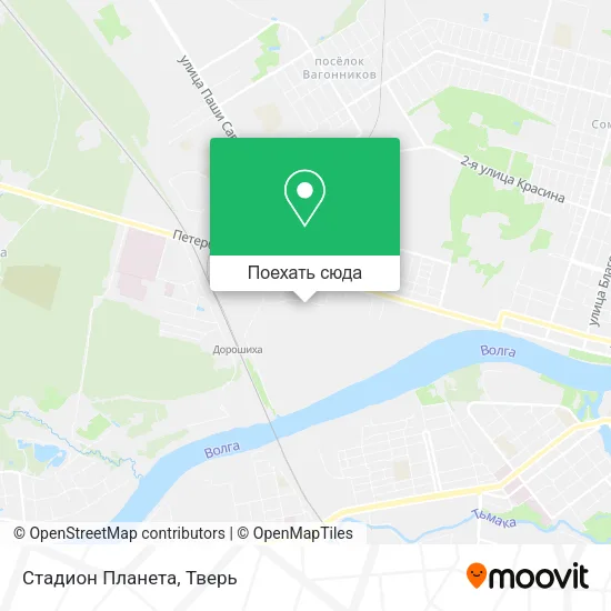 Карта Стадион  Планета