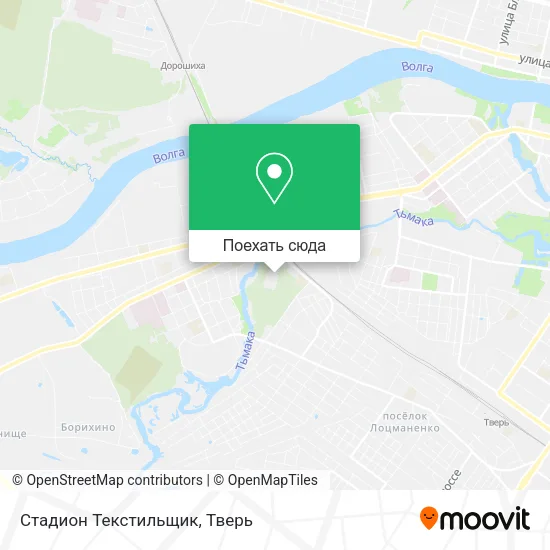 Карта Стадион Текстильщик