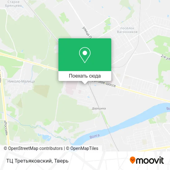Карта ТЦ  Третьяковский