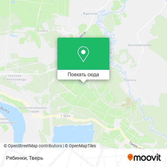 Карта Рябинки