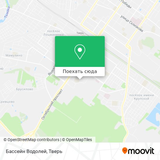 Карта Бассейн  Водолей