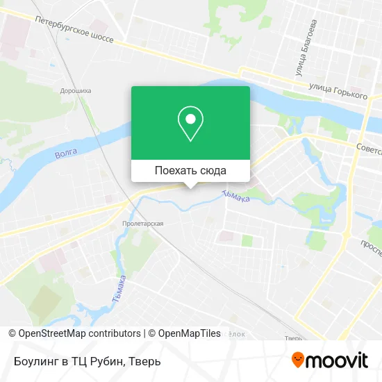 Карта Боулинг в ТЦ Рубин
