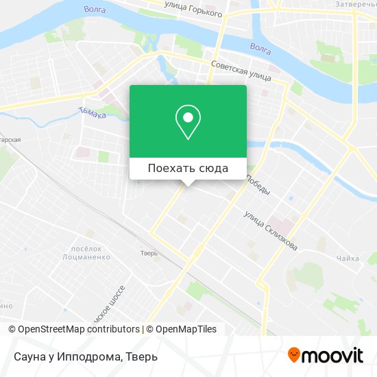 Карта Сауна у Ипподрома