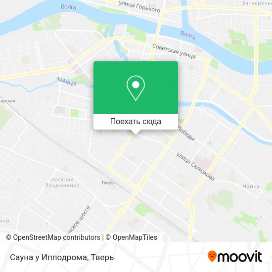 Карта Сауна у Ипподрома