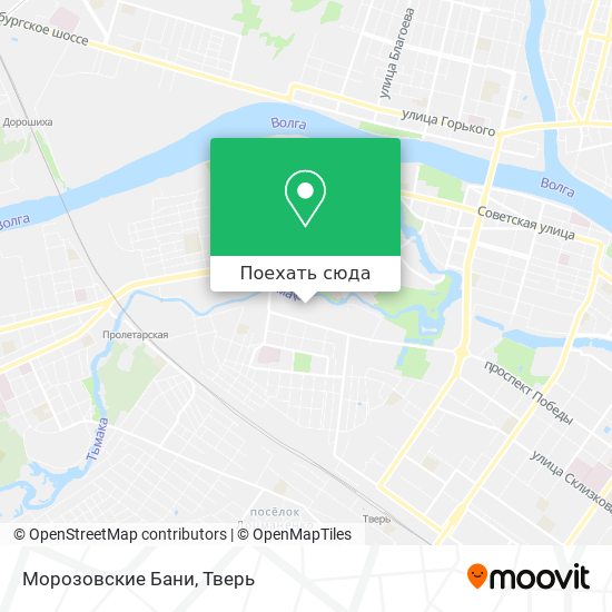 Карта Морозовские Бани