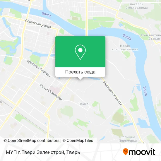 Карта МУП г.Твери Зеленстрой