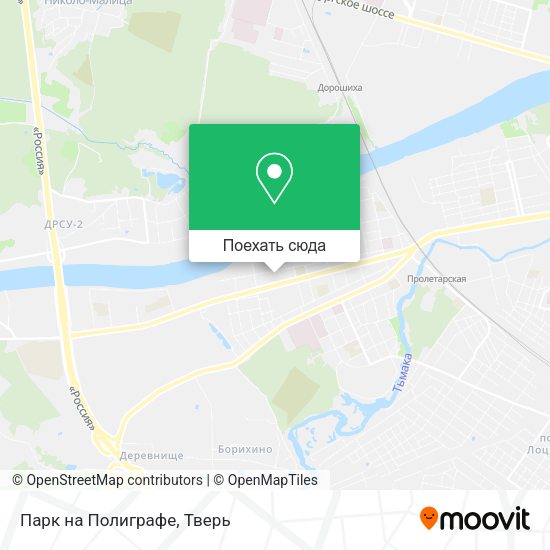 Карта Парк на Полиграфе