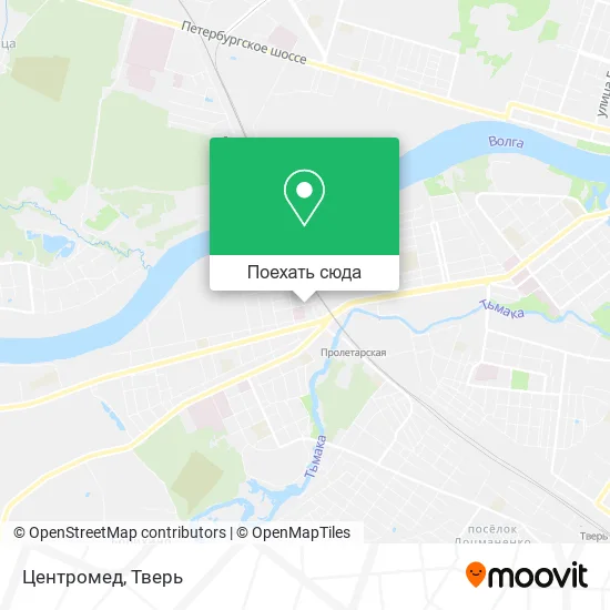 Карта Центромед