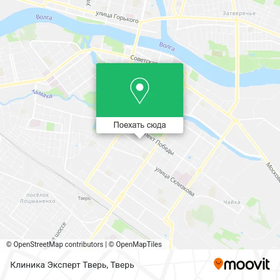 Карта Клиника Эксперт Тверь