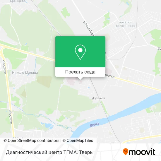 Карта Диагностический центр ТГМА