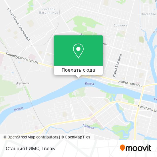 Карта Станция ГИМС