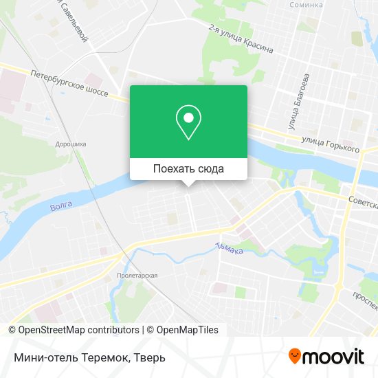 Карта Мини-отель  Теремок