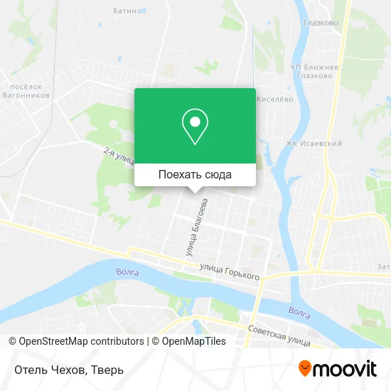 Карта Отель  Чехов