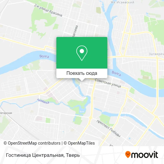 Карта Гостиница Центральная