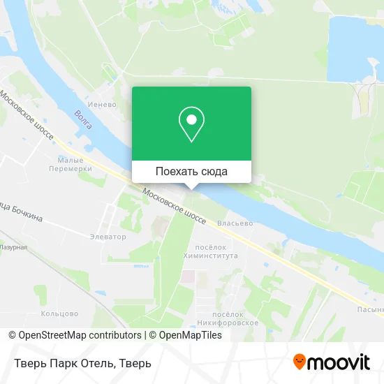 Карта Тверь Парк Отель