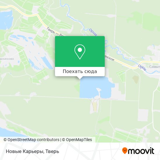 Карта Новые Карьеры