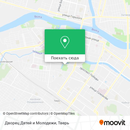 Карта Дворец Детей и Молодежи