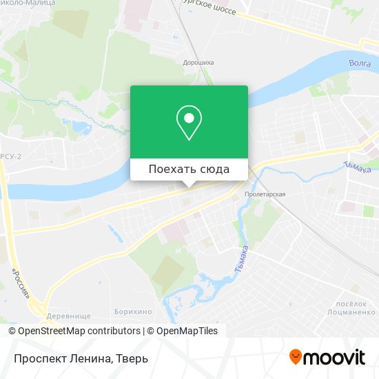 Карта Проспект Ленина