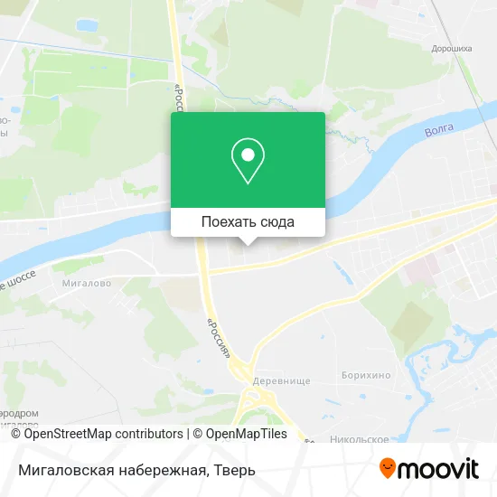Карта Мигаловская набережная