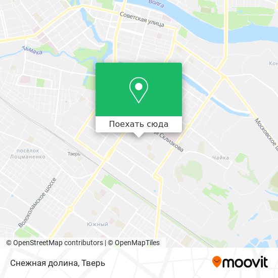 Карта Снежная долина