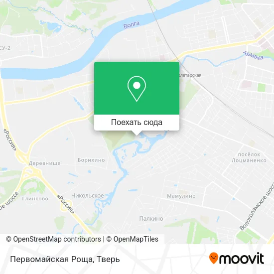 Карта Первомайская Роща