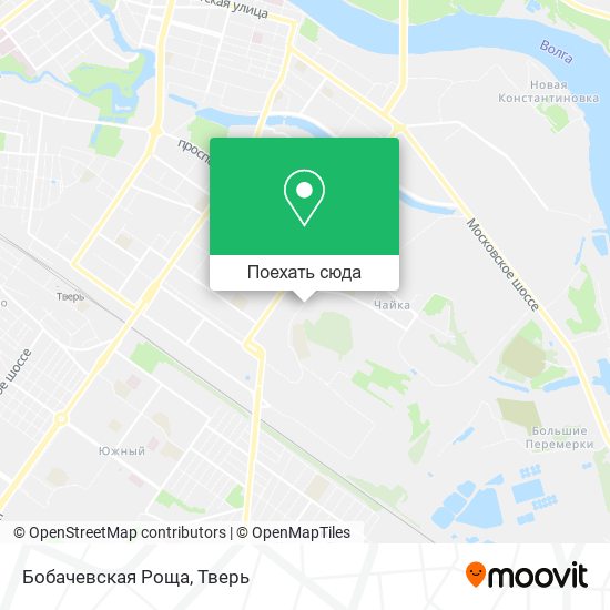 Карта Бобачевская Роща