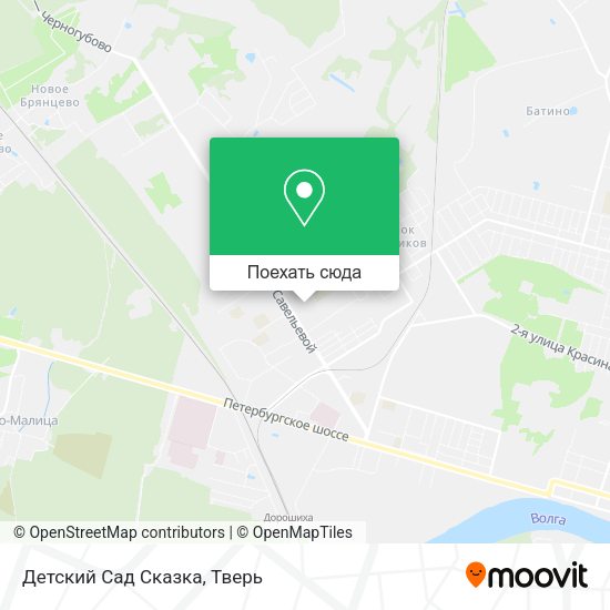 Карта Детский Сад  Сказка