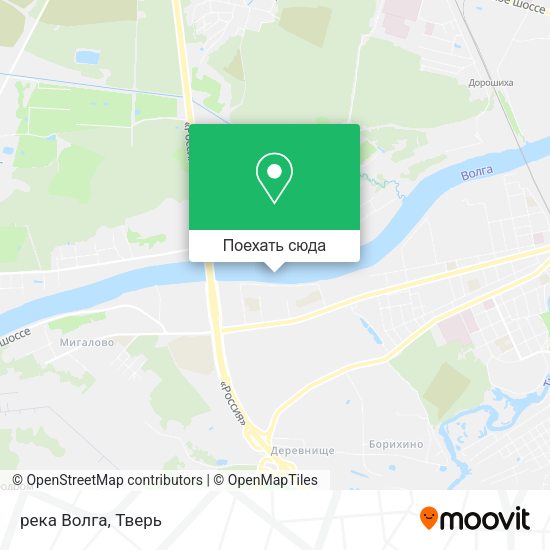 Карта река Волга