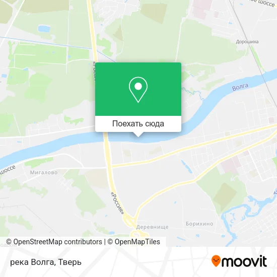 Карта река Волга