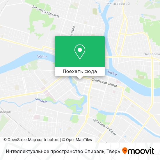 Карта Интеллектуальное пространство  Спираль