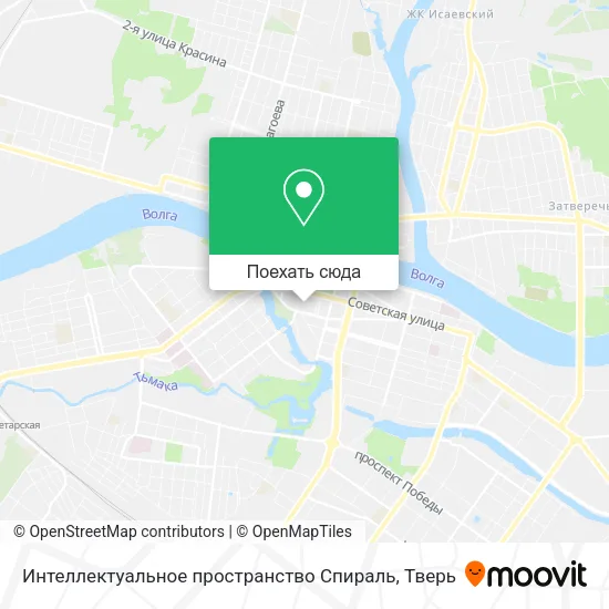 Карта Интеллектуальное пространство  Спираль