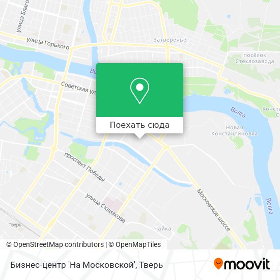 Карта Бизнес-центр 'На Московской'