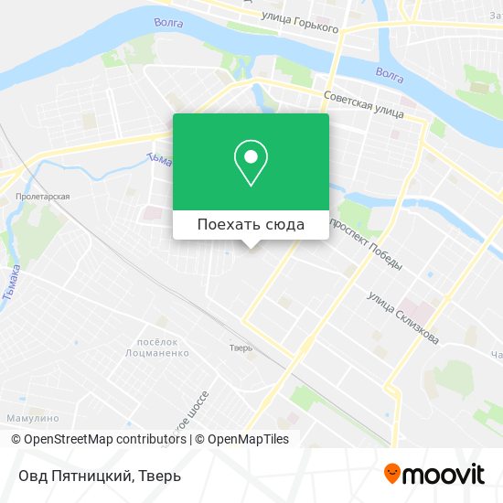 Карта Овд  Пятницкий