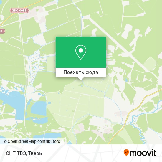 Карта СНТ  ТВЗ