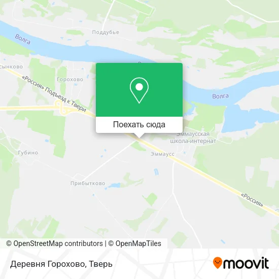 Карта Деревня Горохово