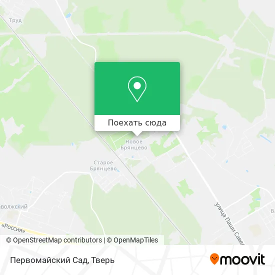 Карта Первомайский Сад
