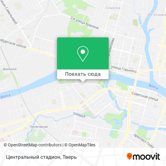 Карта Центральный стадион