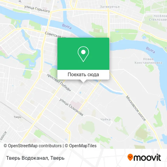 Карта Тверь Водоканал