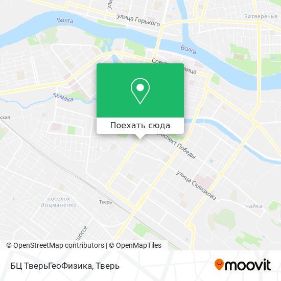 Карта БЦ ТверьГеоФизика