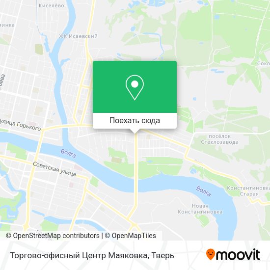Карта Торгово-офисный Центр Маяковка